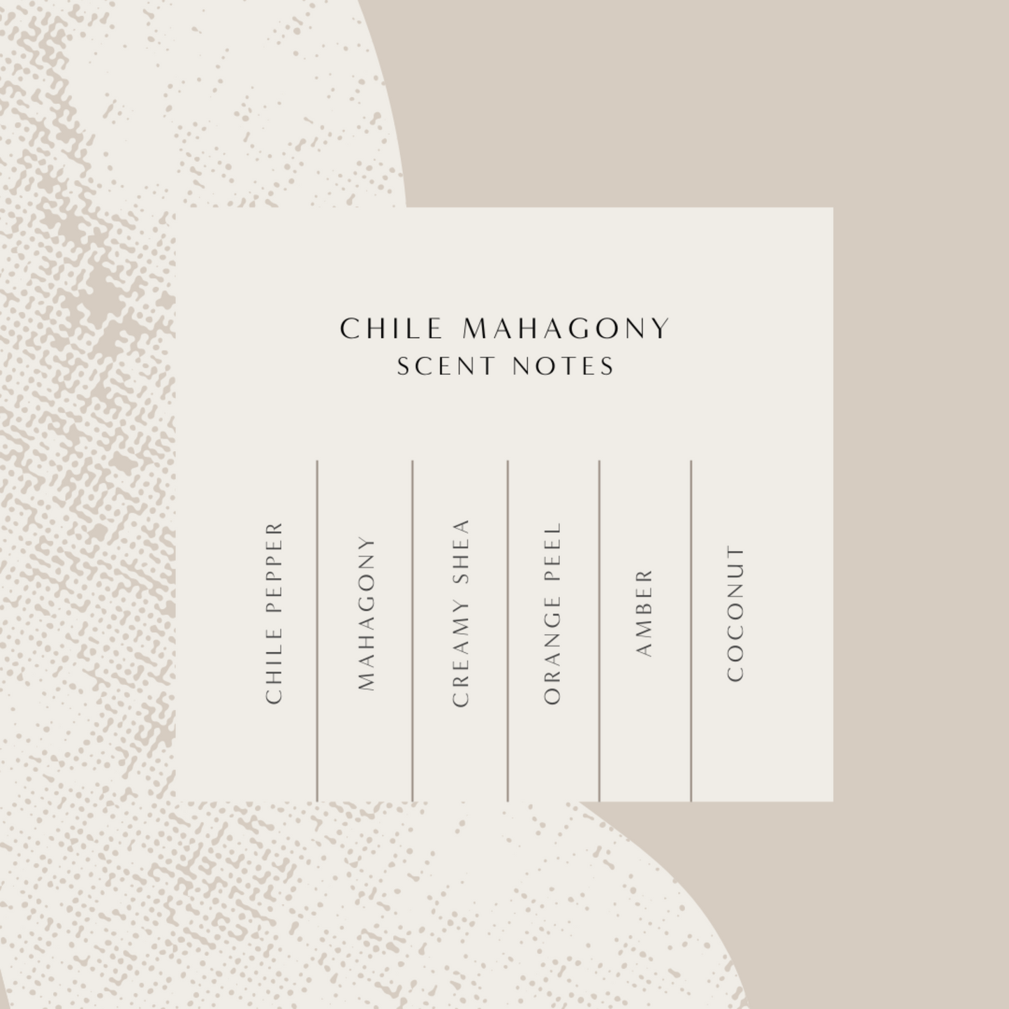 Chile Mahogany Luxe Soy Candle, Smoke