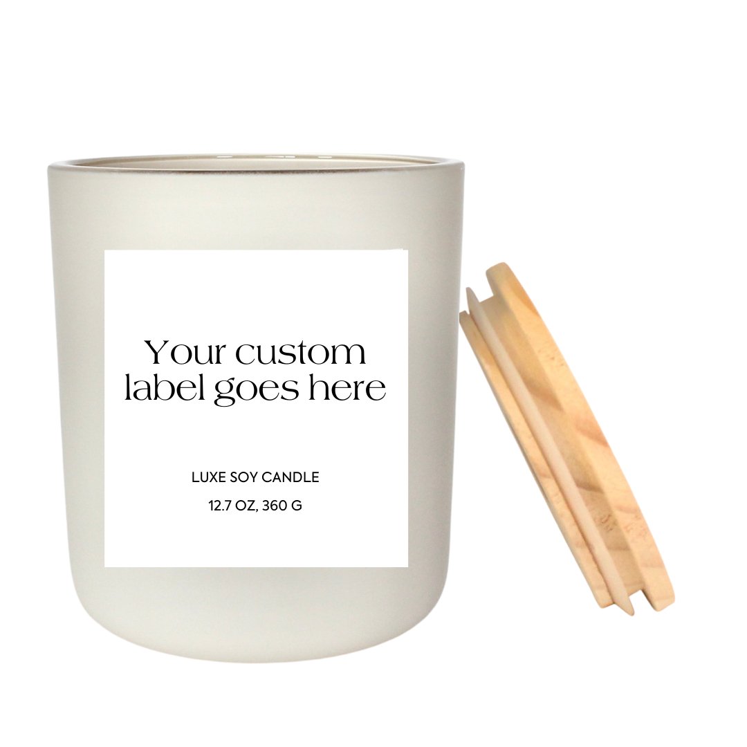 Custom Scent Luxe Cream Candle, Private Label - ROAMHomegrownWholesale