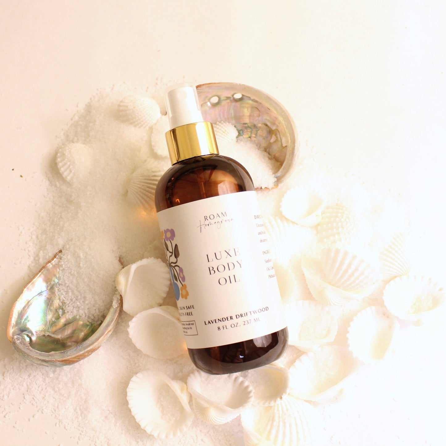 Lavender Driftwood Body Oil, 8 oz
