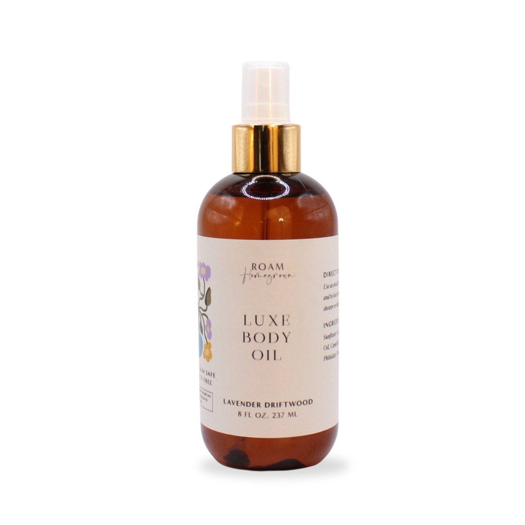 Lavender Driftwood Body Oil, 8 oz