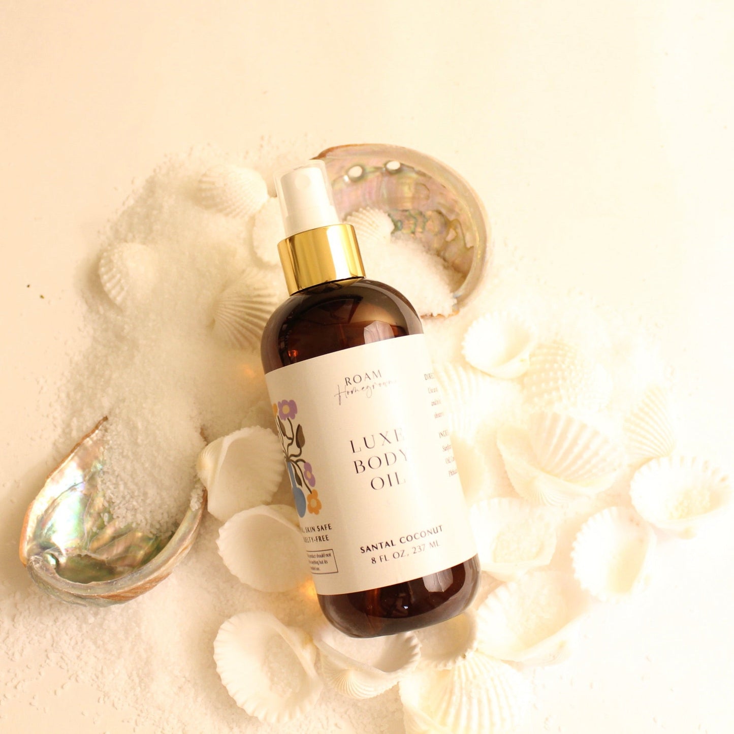 Santal Coconut Body Oil, 8 oz