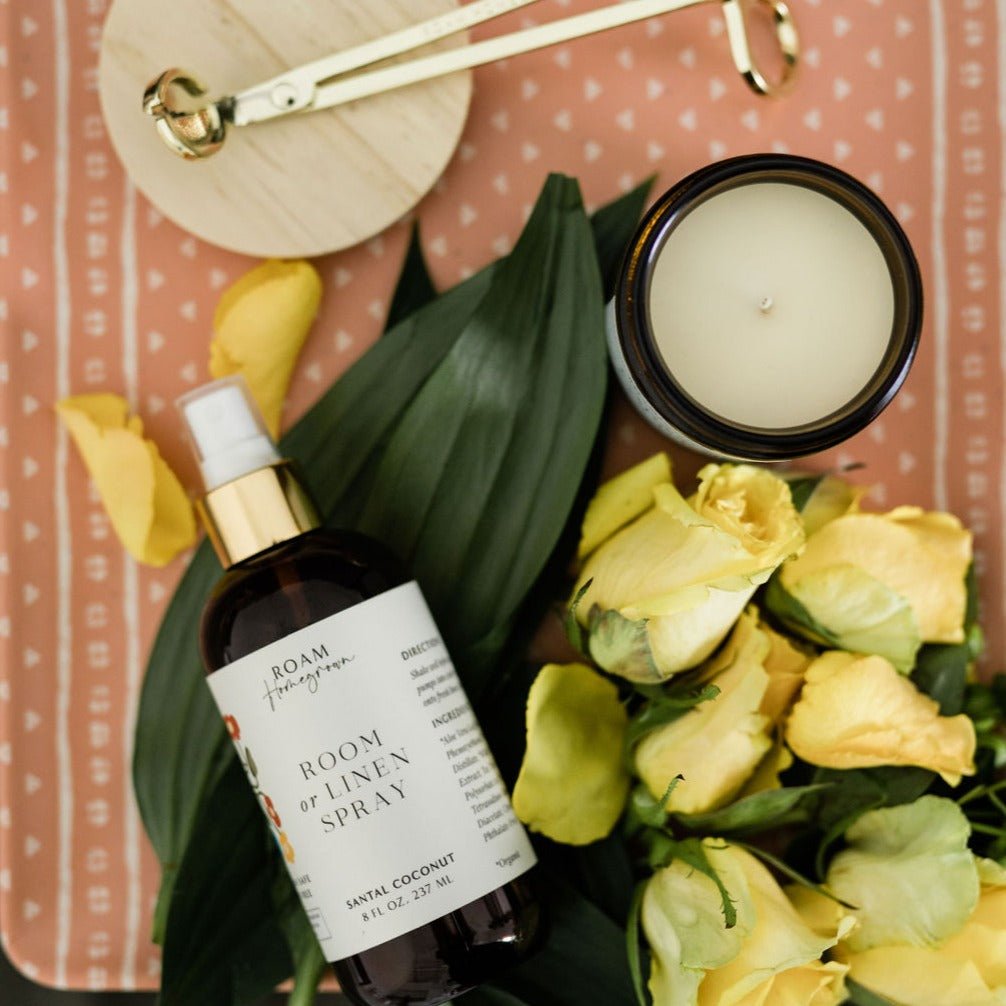 Santal Coconut Room and Linen Spray - ROAMHomegrownWholesale