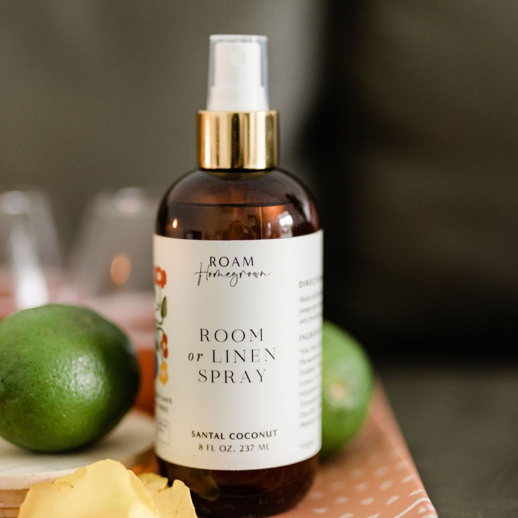Santal Coconut Room and Linen Spray - ROAMHomegrownWholesale