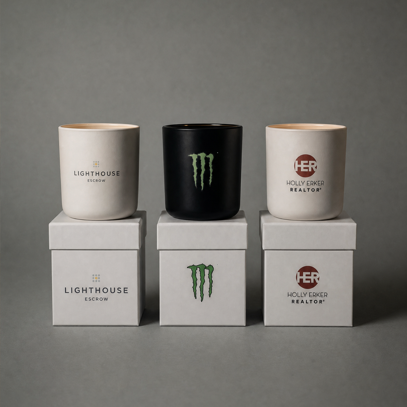 Luxe Custom Candles, 12 oz Full-Color UV Print