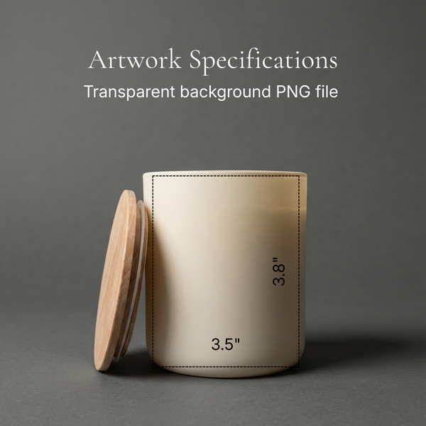 Printed 12 oz Candles