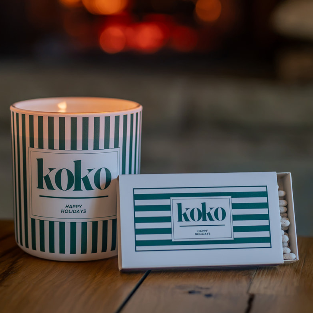 Luxe Custom Candles, 12 oz Full-Color UV Print