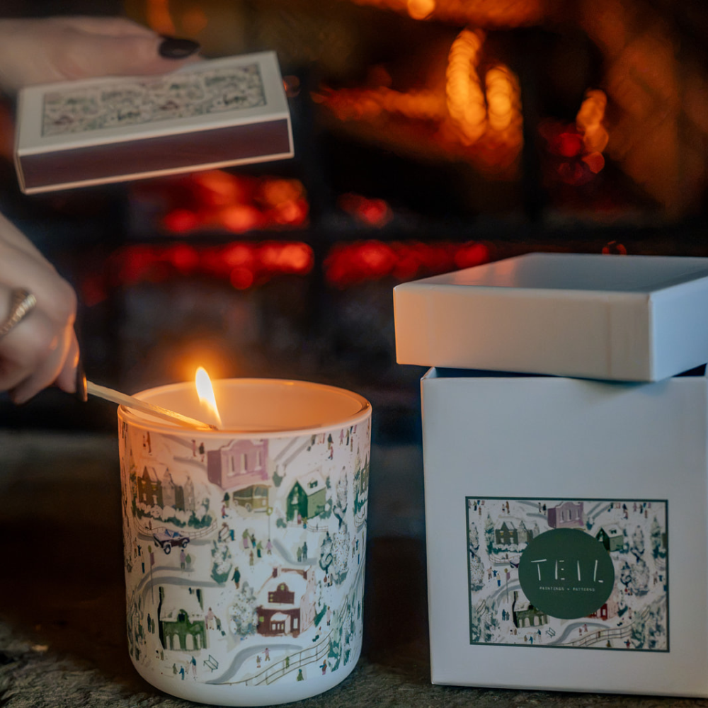 Luxe Custom Candles, 12 oz Full-Color UV Print