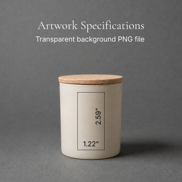 Printed 3.5 oz  Candles