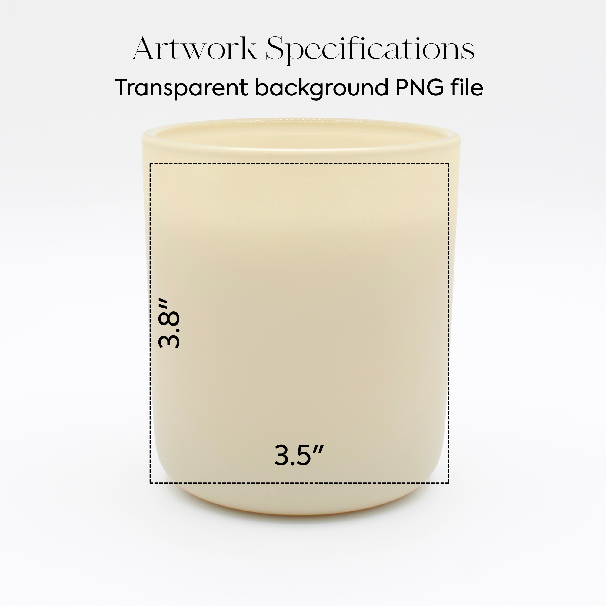 Luxe Private Label Candles, Printed (Minimum 36)