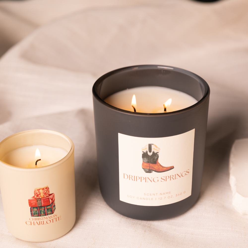 Luxe Private Label Candles. 12.7 oz (Minimum 36)