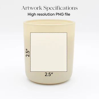 Labeled 12 oz Candles