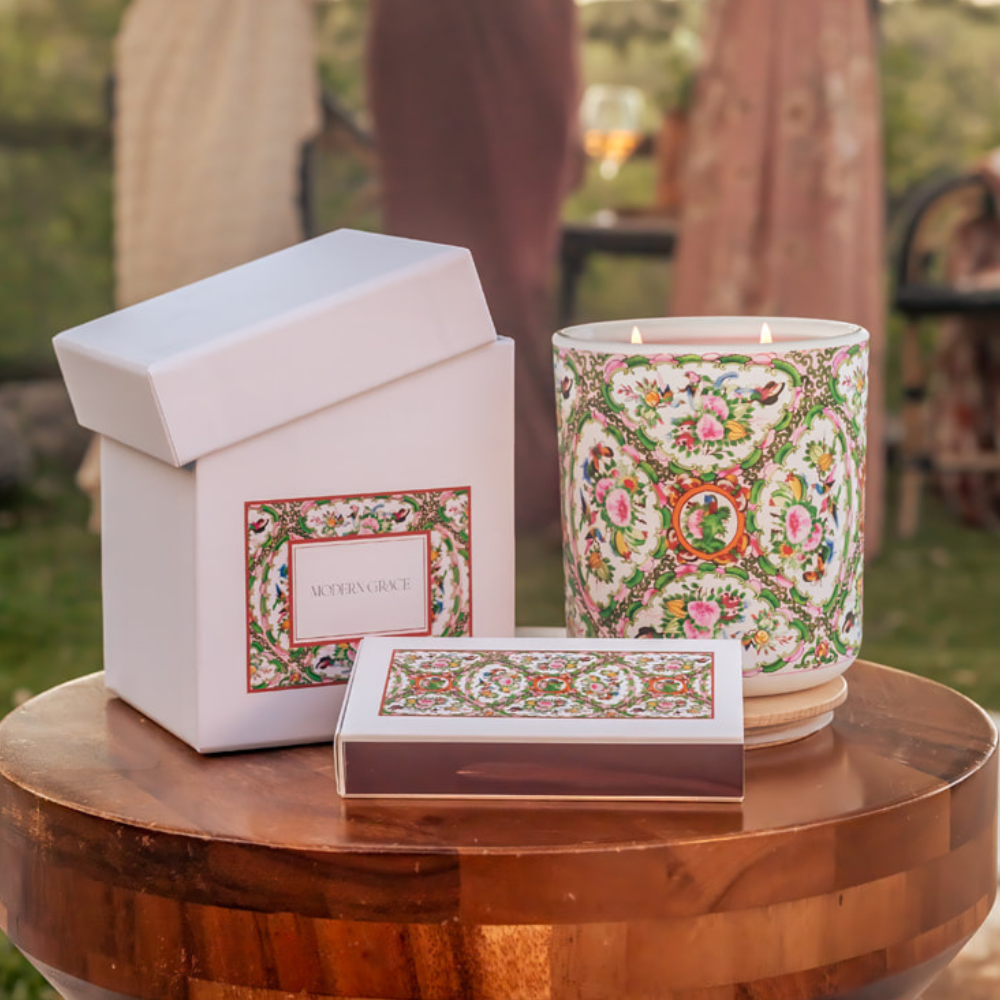 Luxe Custom Candles, 12 oz Full-Color UV Print