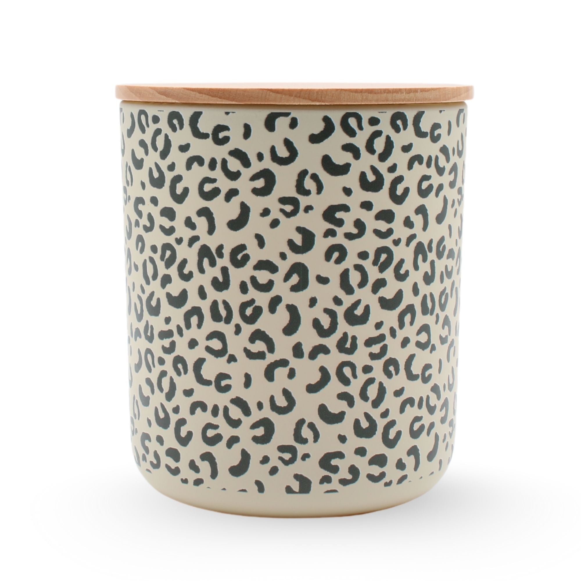 Luxe Cheetah Candle 12.7 oz, Amber Vetiver