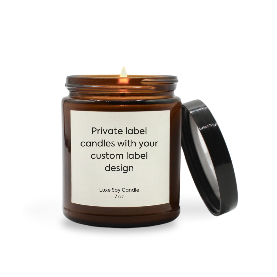 wholesale custom private label candle 7 oz