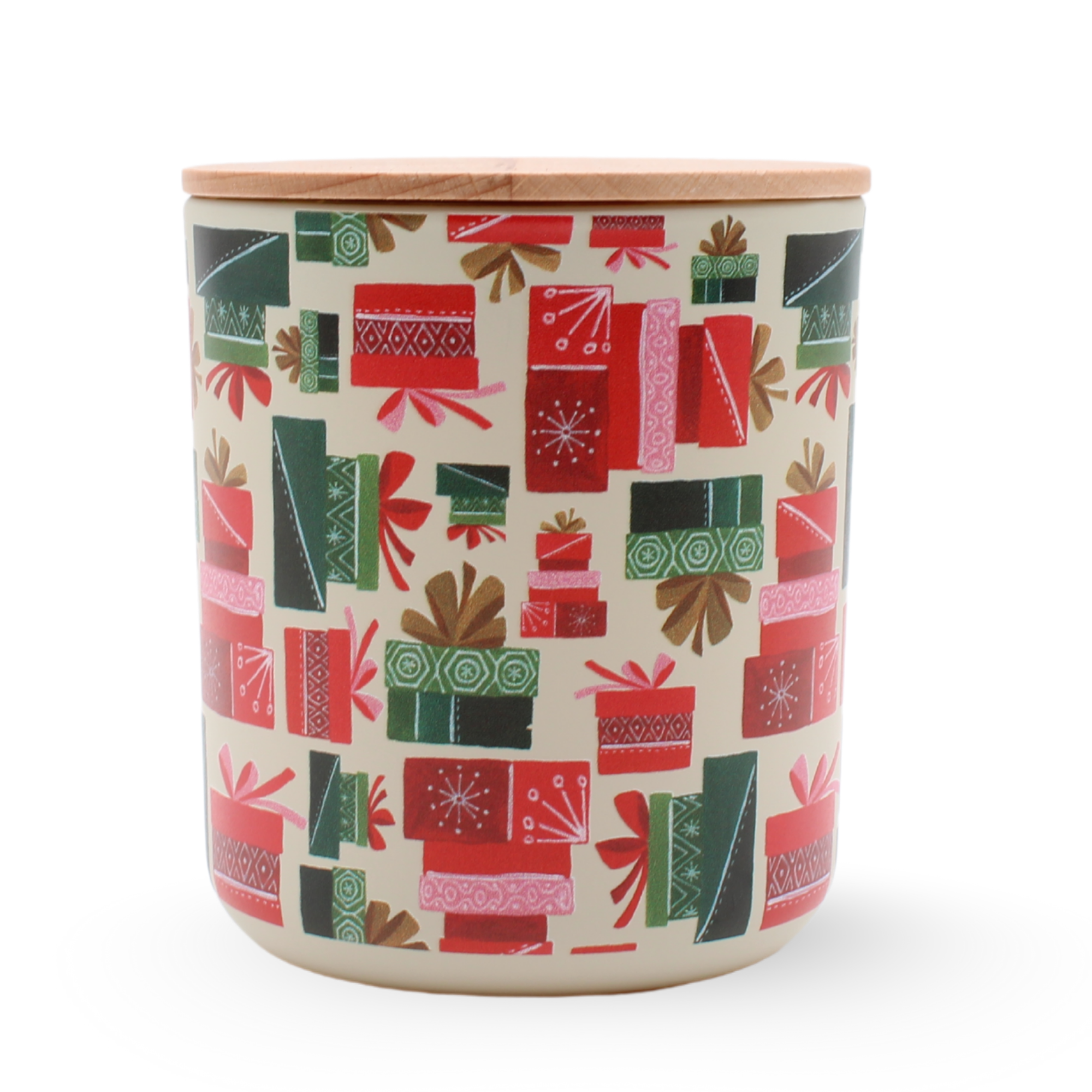 Merry Mood Luxe Candle in Cranberry Cinnamon