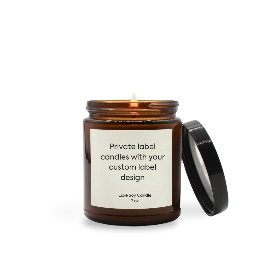 Private Label Amber Candle
