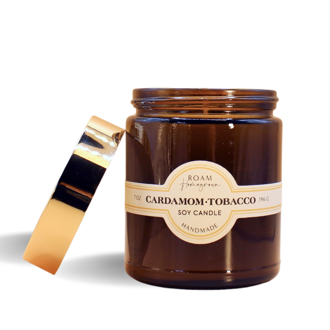 cardamom tobacco hand poured natural soy candle Wholesale 