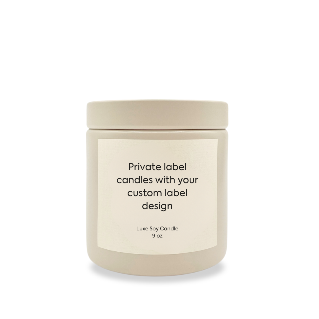 wholesale custom private label candle 9 oz