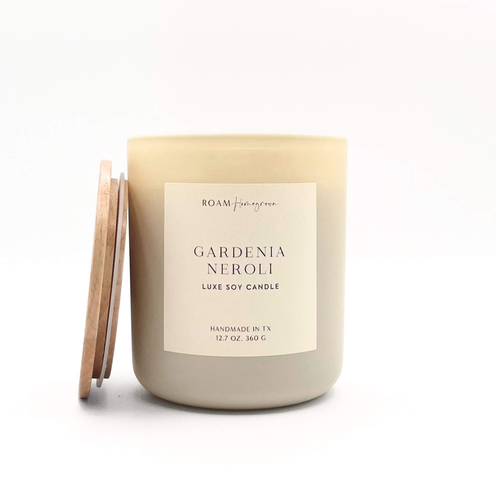 Gardenia Neroli Luxe Soy Candle, Cream