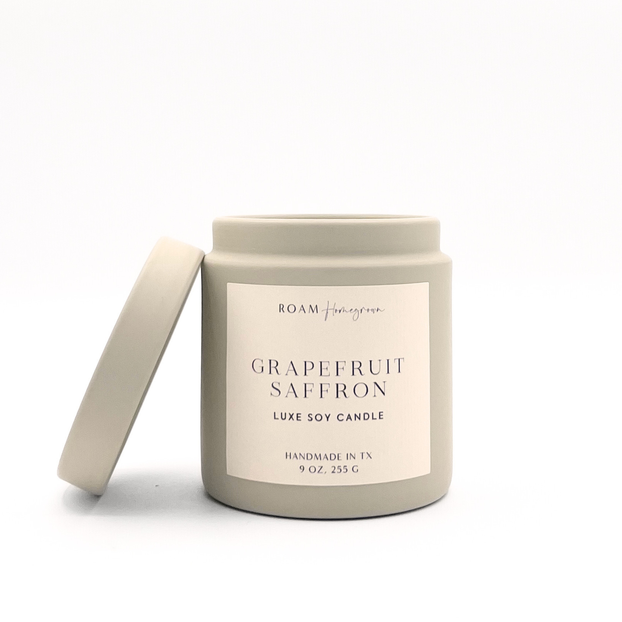 Grapefruit Saffron, Cream Candle, 9 oz