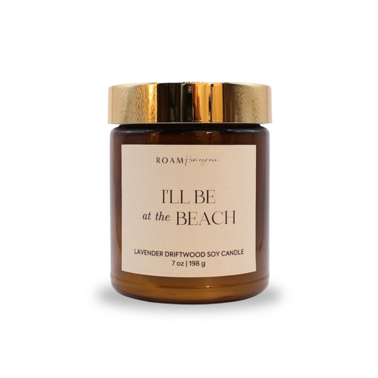 I'll be at the beach summer scented soy candle Wholesale