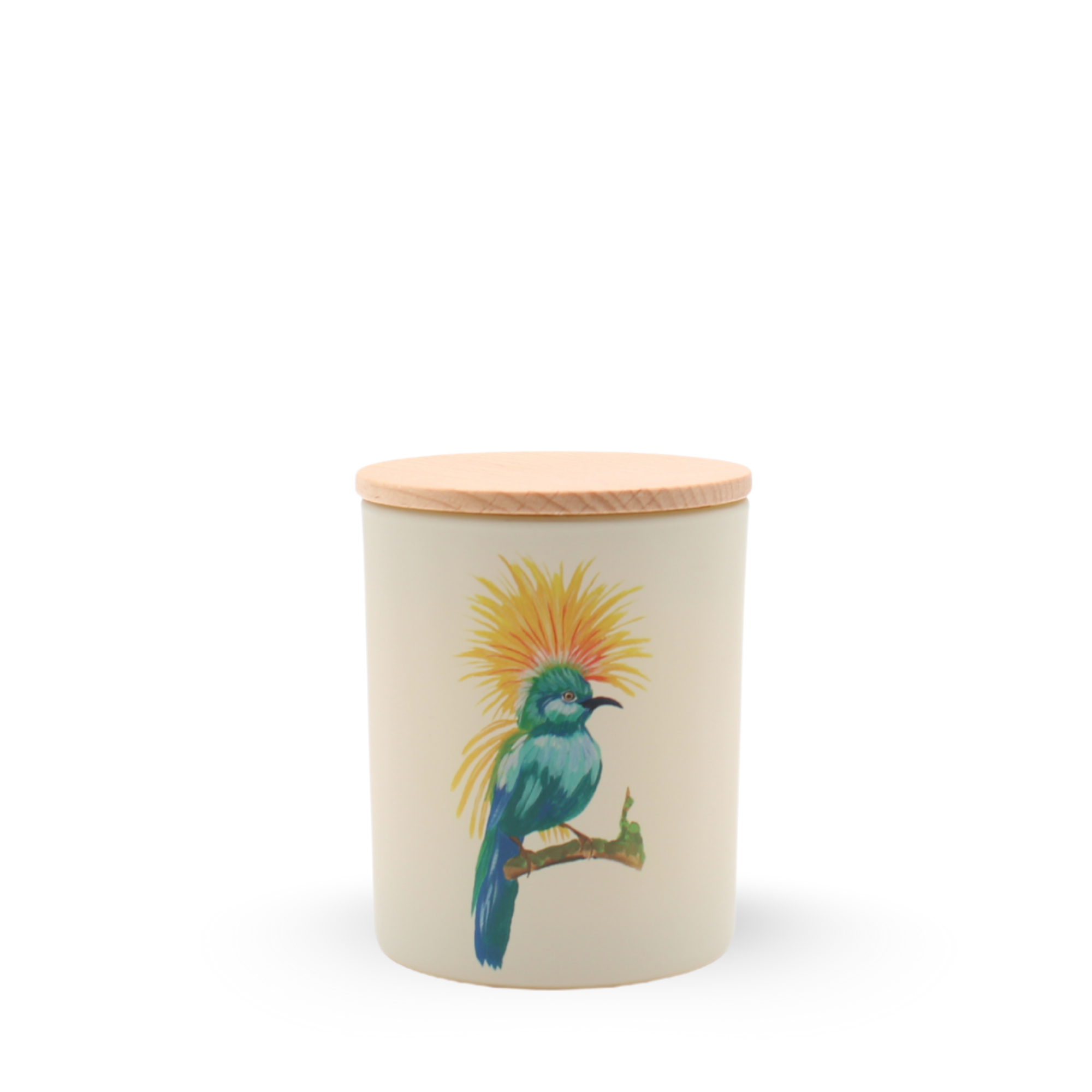Tropical Birds Travel Candle in Lavender Driftwood