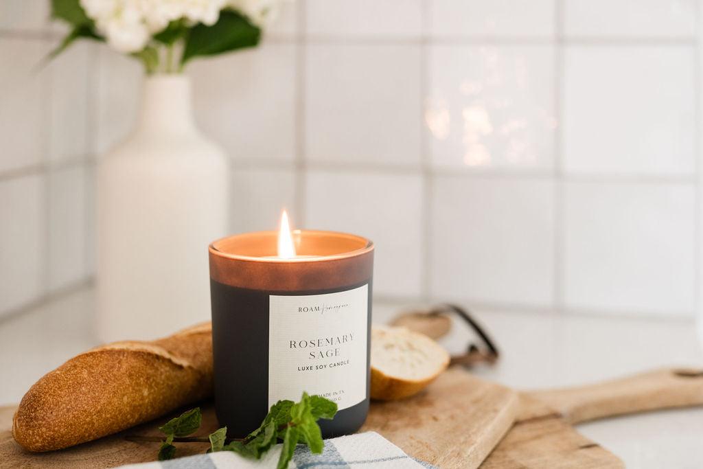 ROAM Homegrown Private Label Candles for wholesale with low minimums and quick turnaround times