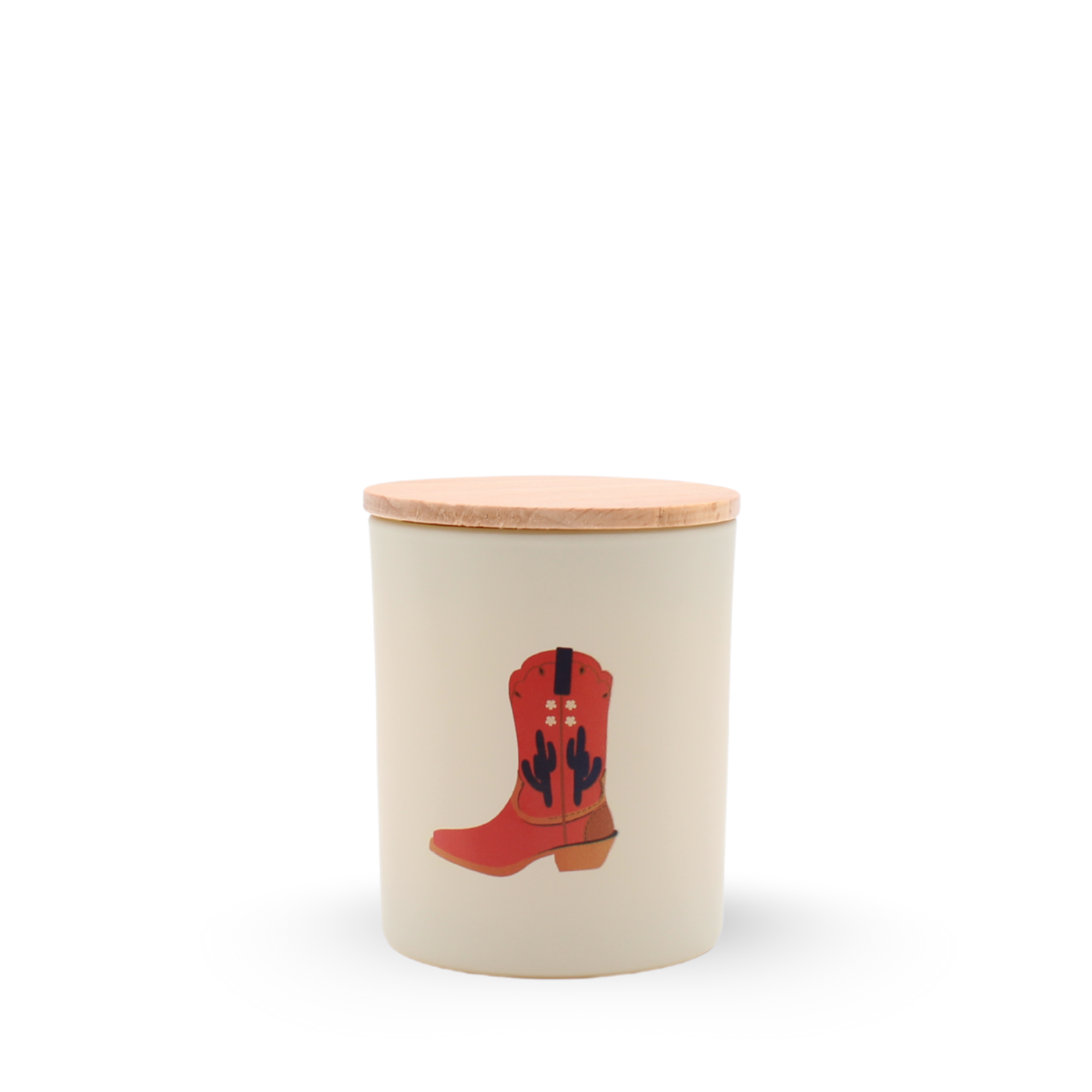 Western Boots, Travel Candle in Plum Cashmere