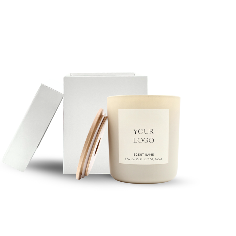 Custom Logo Candle in Gift Box (Minimum Quantity: 36)