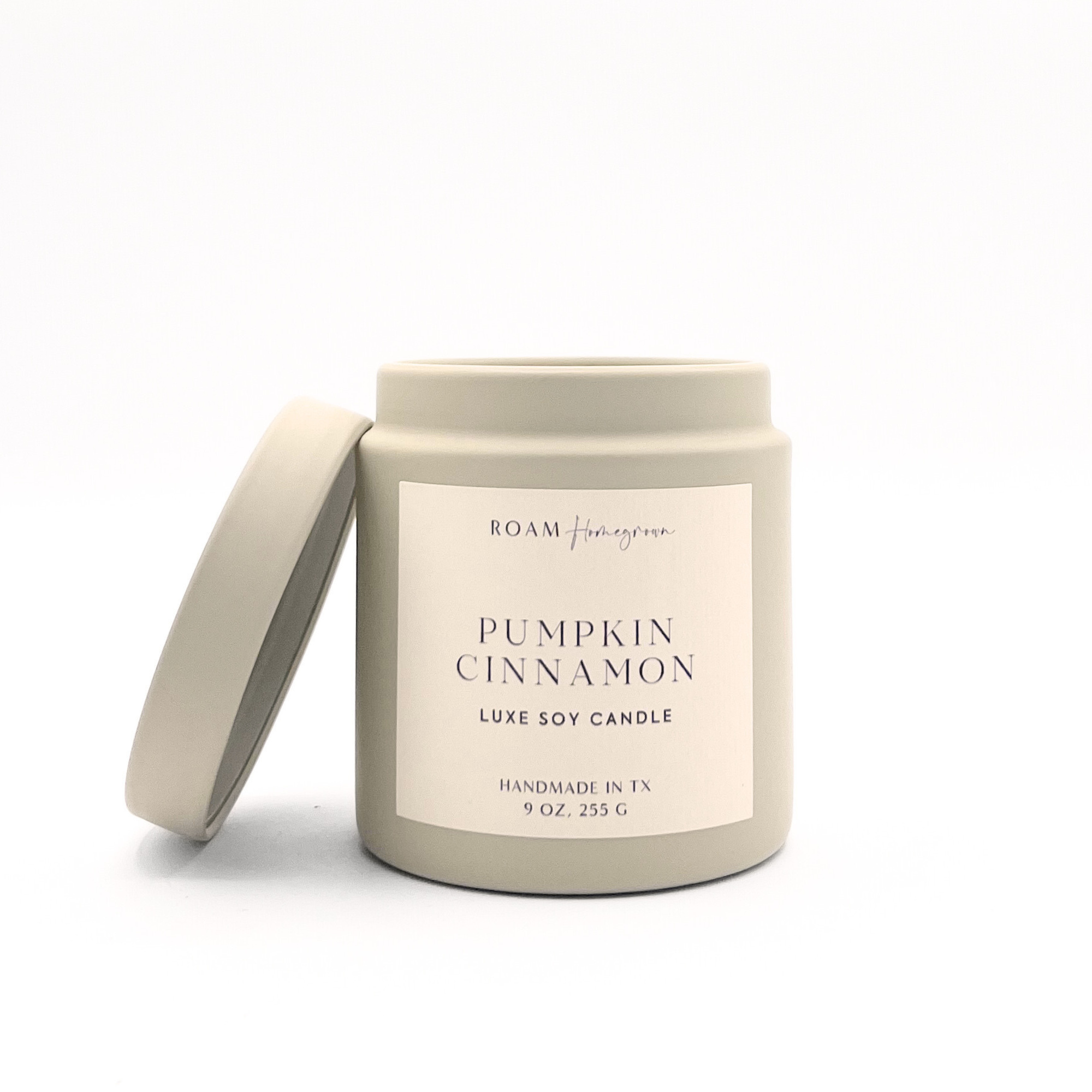 Pumpkin Cinnamon, Cream Candle, 9 oz