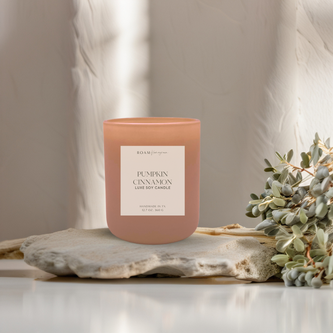 Pumpkin Cinnamon Soy Candle, 12 oz