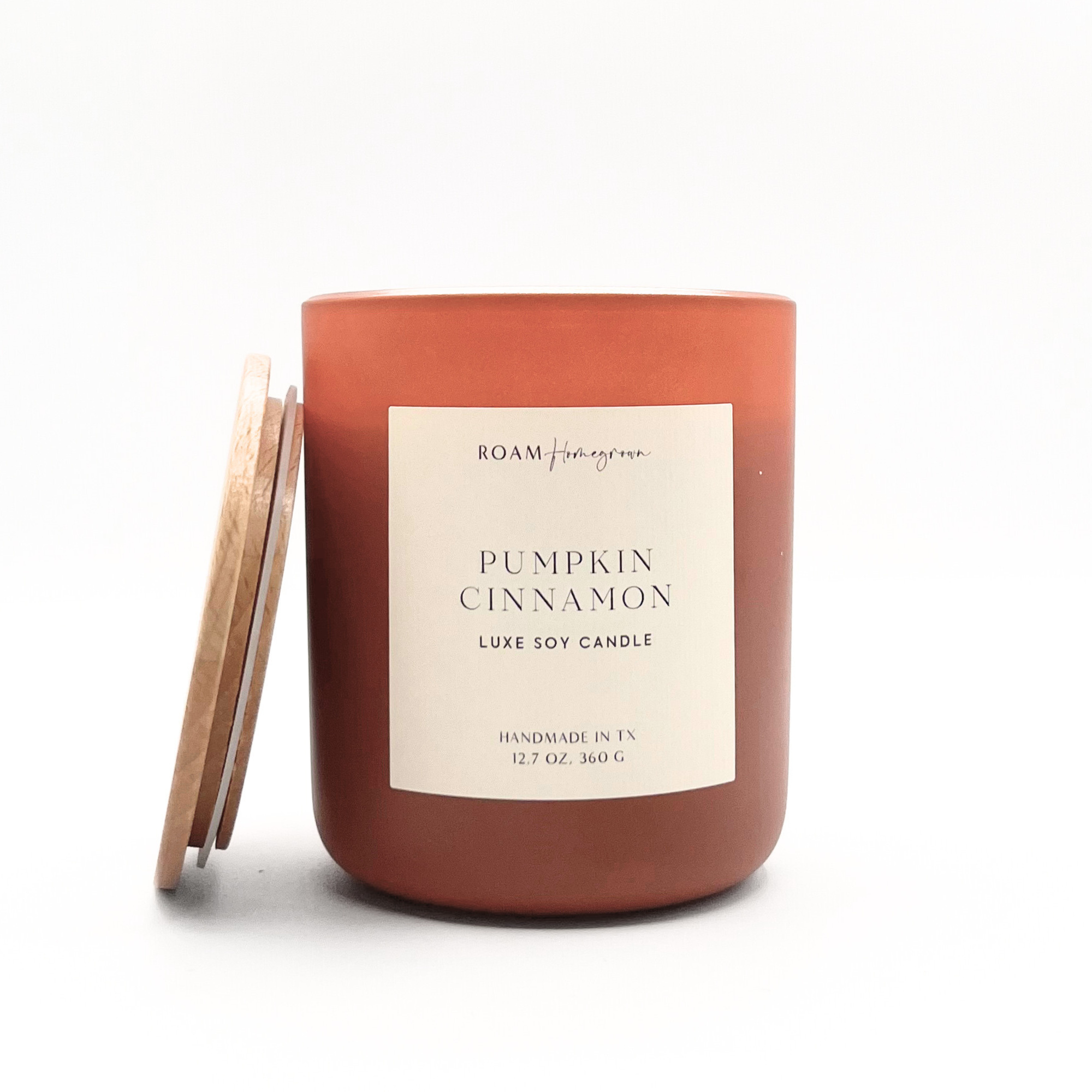 Pumpkin Cinnamon Soy Candle, 12 oz