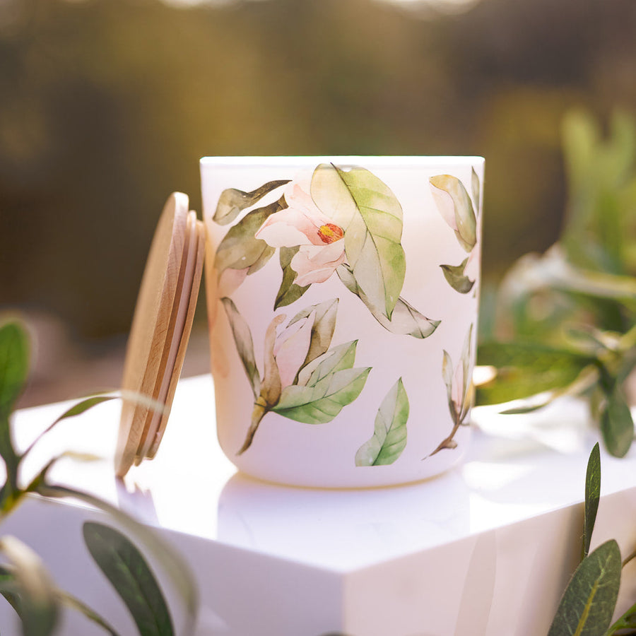 Luxe Custom Candles, 12 oz Full-Color UV Print