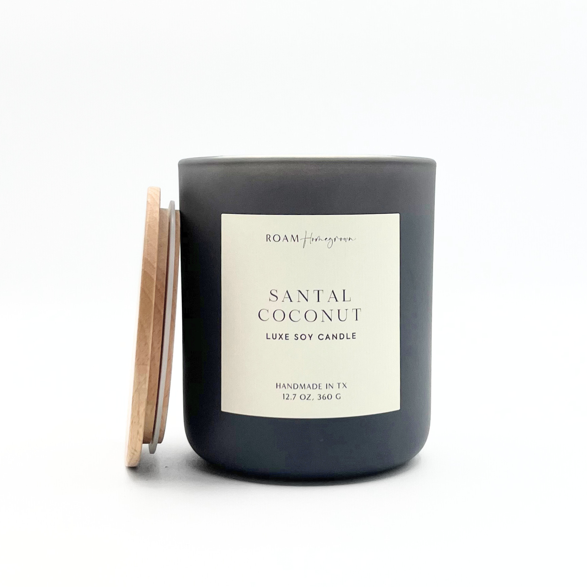Santal Coconut Luxe Soy Candle, Smoke