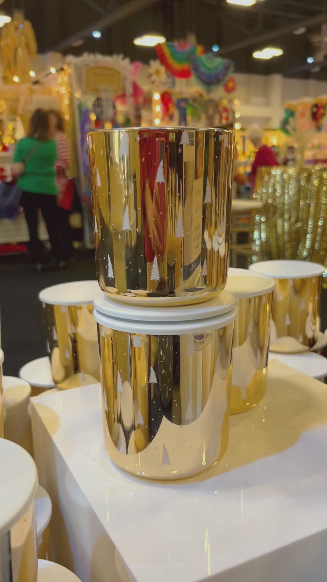 Festive holiday candles, quick ship! (Case Packs of 12)