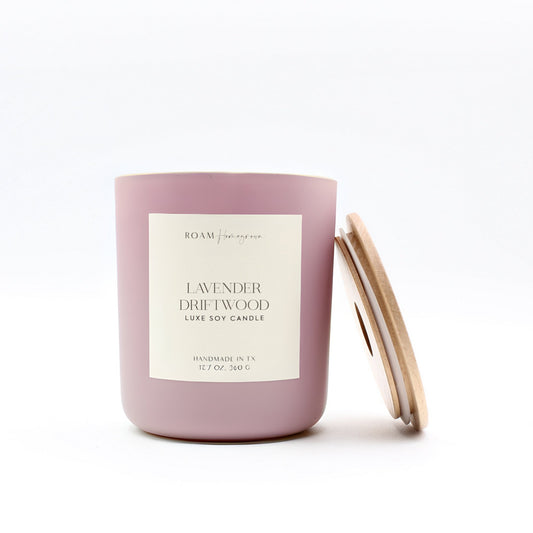 Brighter Days Soy Candle, Lavender Driftwood - ROAMHomegrownWholesale