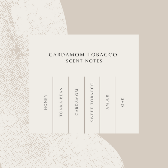 Cardamom Tobacco Vintage Soy Candle